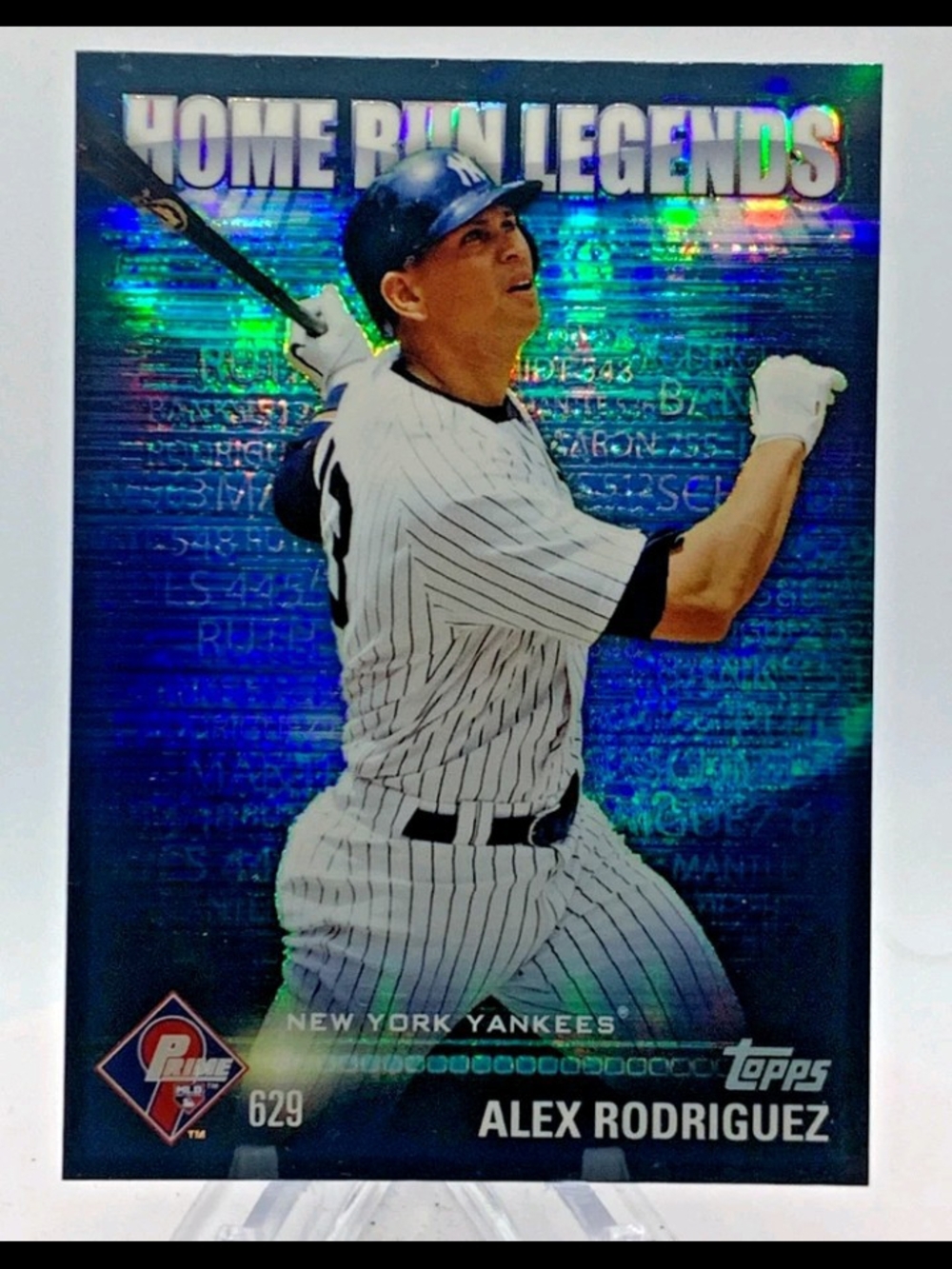 New York Yankees 2012 Topps Prime Nine Home Run Legends #HRL5 Alex Rodriguez